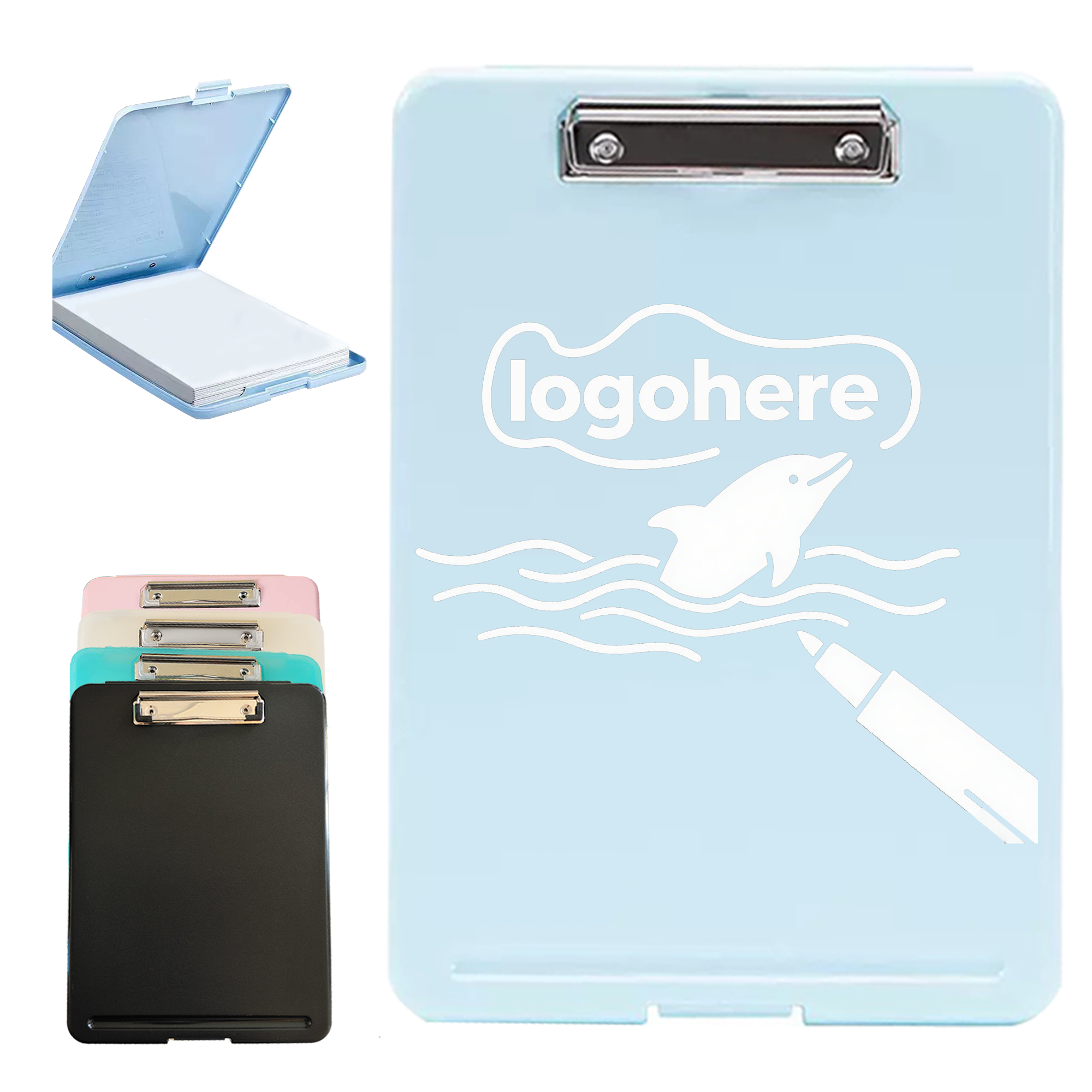 Waterproof A4 Document Case with Writing Board 2