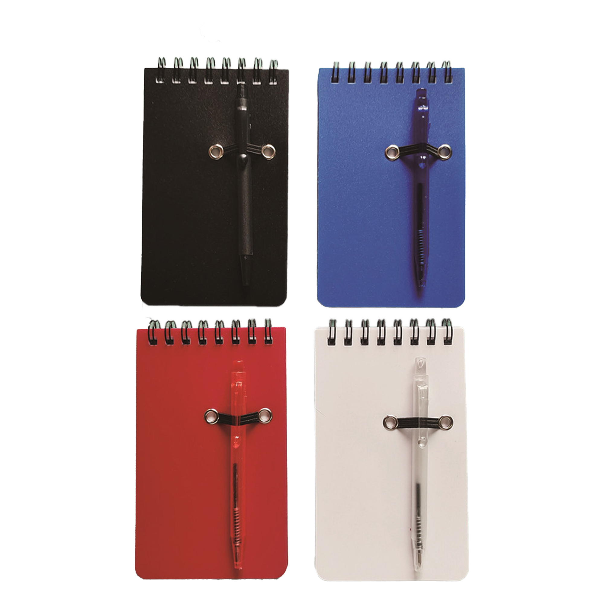 Paper Compact Spiral Notebook With Pen 3