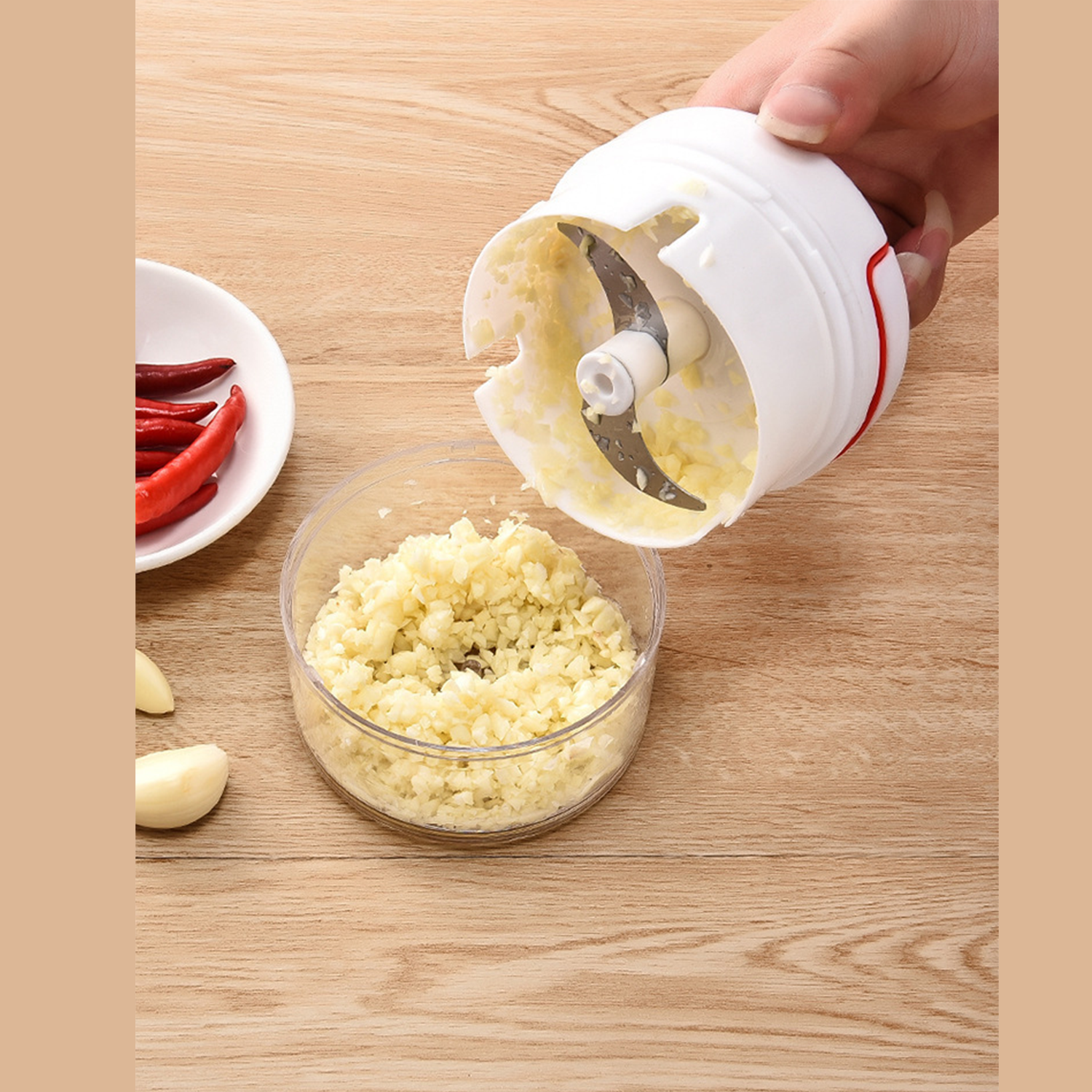 Mini Garlic Squeezer for Home Kitchen 3
