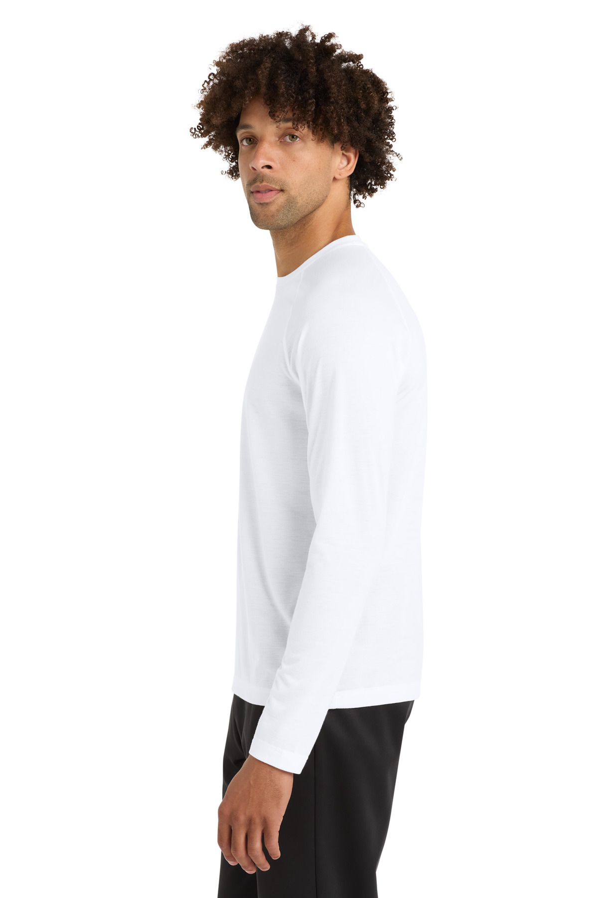 Sport-Tek PosiCharge Long Sleeve Tri-Blend Wicking Raglan Tee ST400LS 63