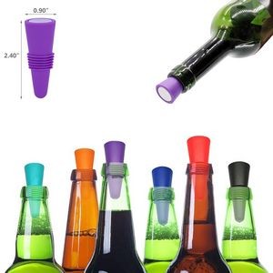 Durable Silicone Cone Wine Cork Bottle Stopper 16