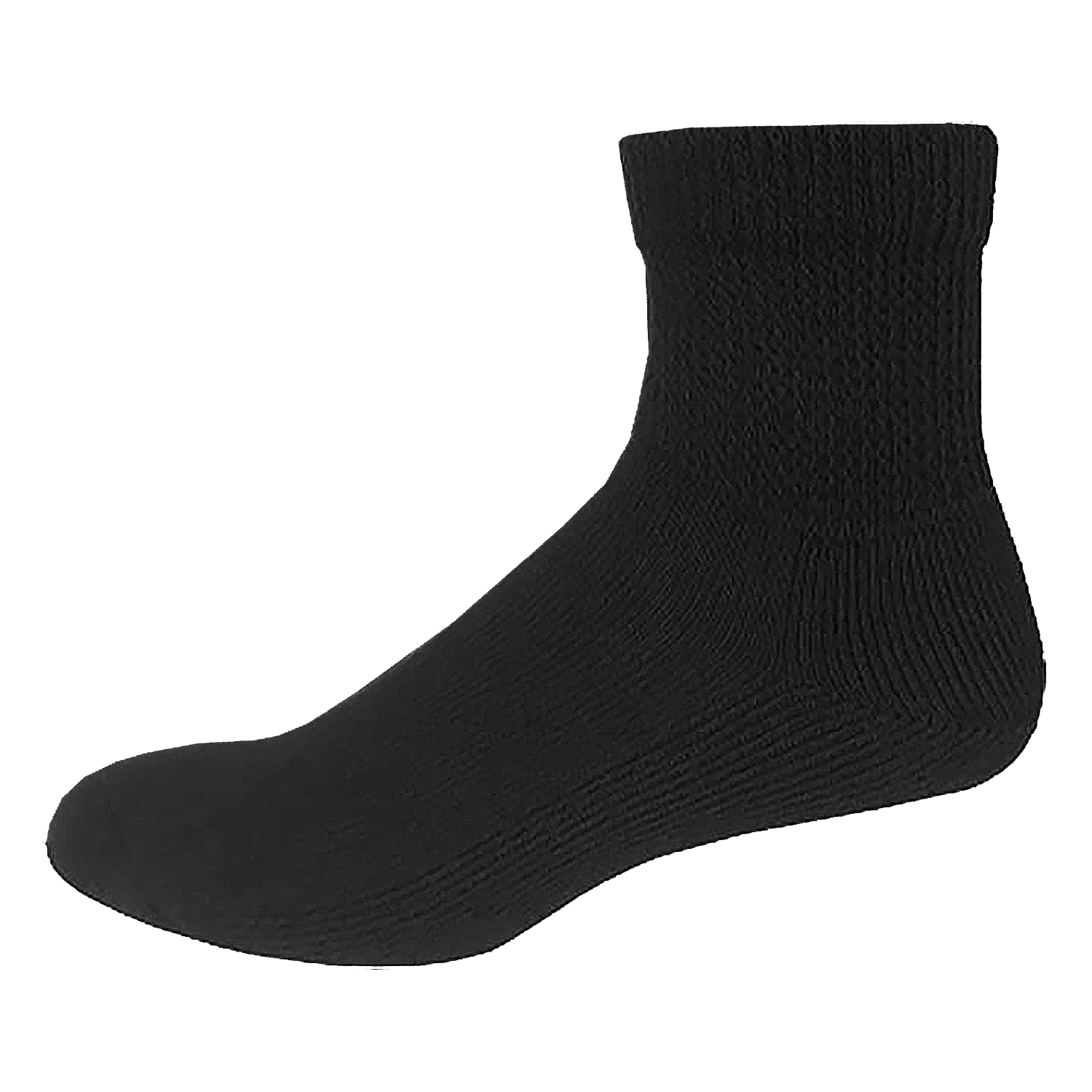 Non Binding Cotton Blend Athletic Quarter Socks 2