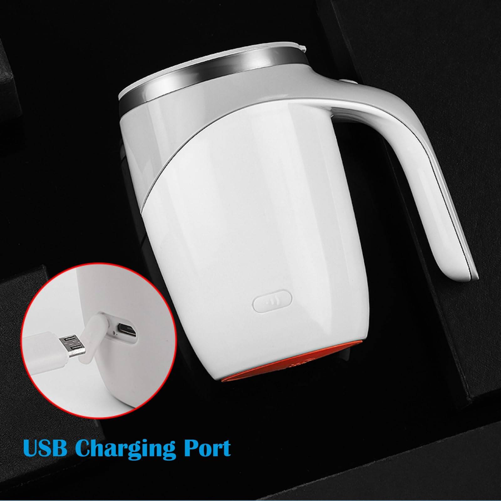 13oz Rechargeable Self Stirring Coffee Mug 5