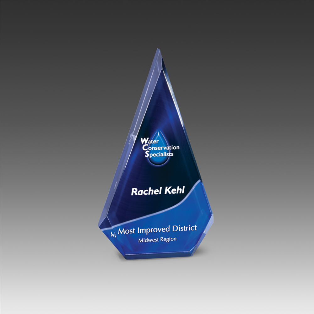 7" AcryliPrint HD Triangle Award 2