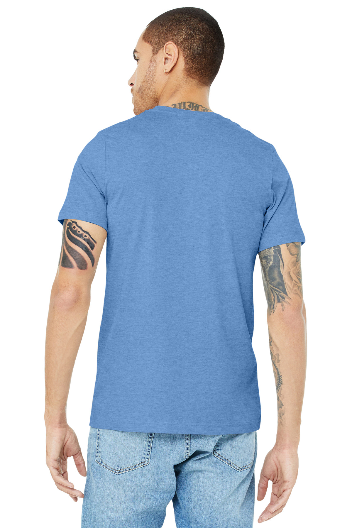 BELLA+CANVAS Unisex Heather CVC Short Sleeve Tee. BC3001CVC 518