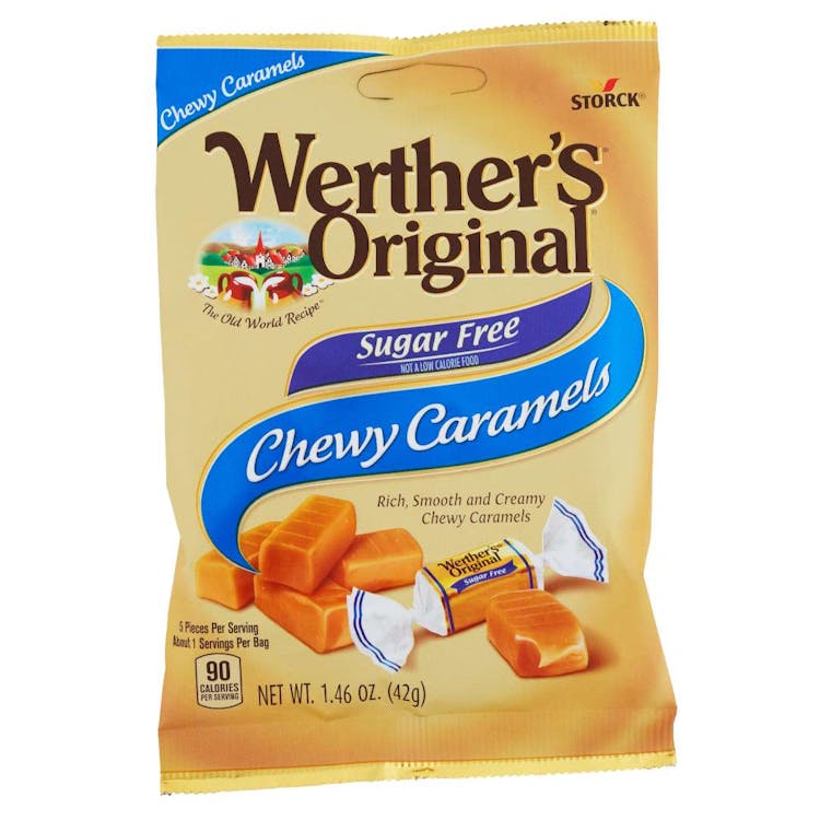 Werther's Original Sugar Free Chewy Candy Caramel 2