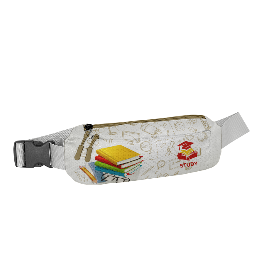 Sublimation Oval Running Belt w/ 2 Pockets 10.5x2.5x5 in 3