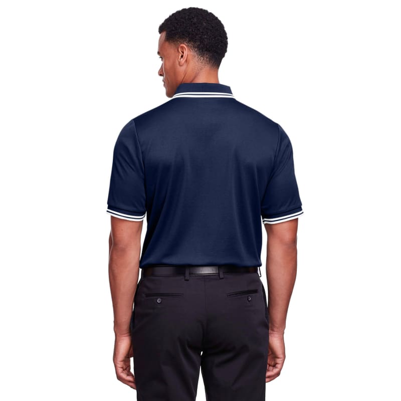 Devon & Jones Men's CrownLux Performance™ Plaited Tipped Polo 4