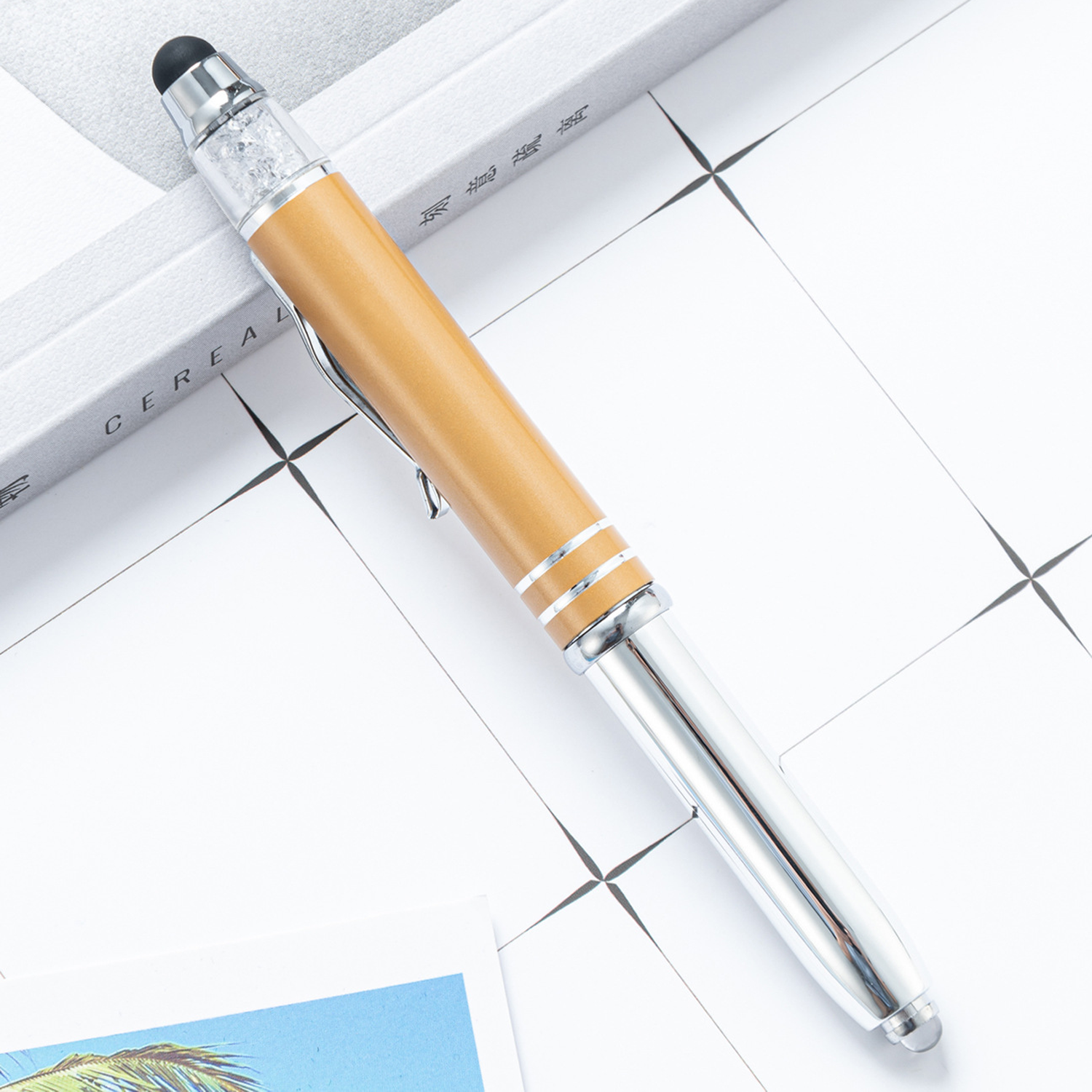 Gripper Stylus Pen W/ LED Light 5