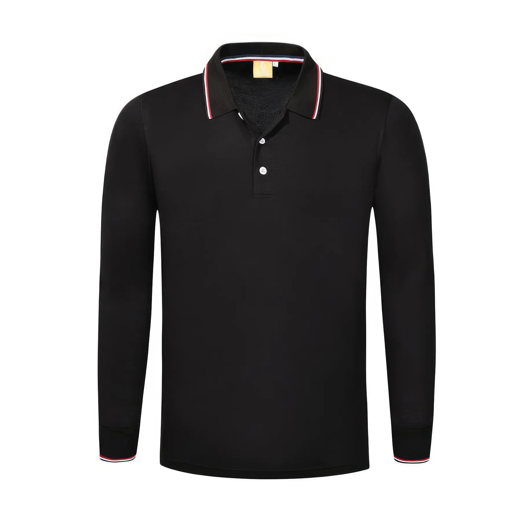 Custom Long-Sleeve Polo Shirts Tops Pullover Work Uniform 3
