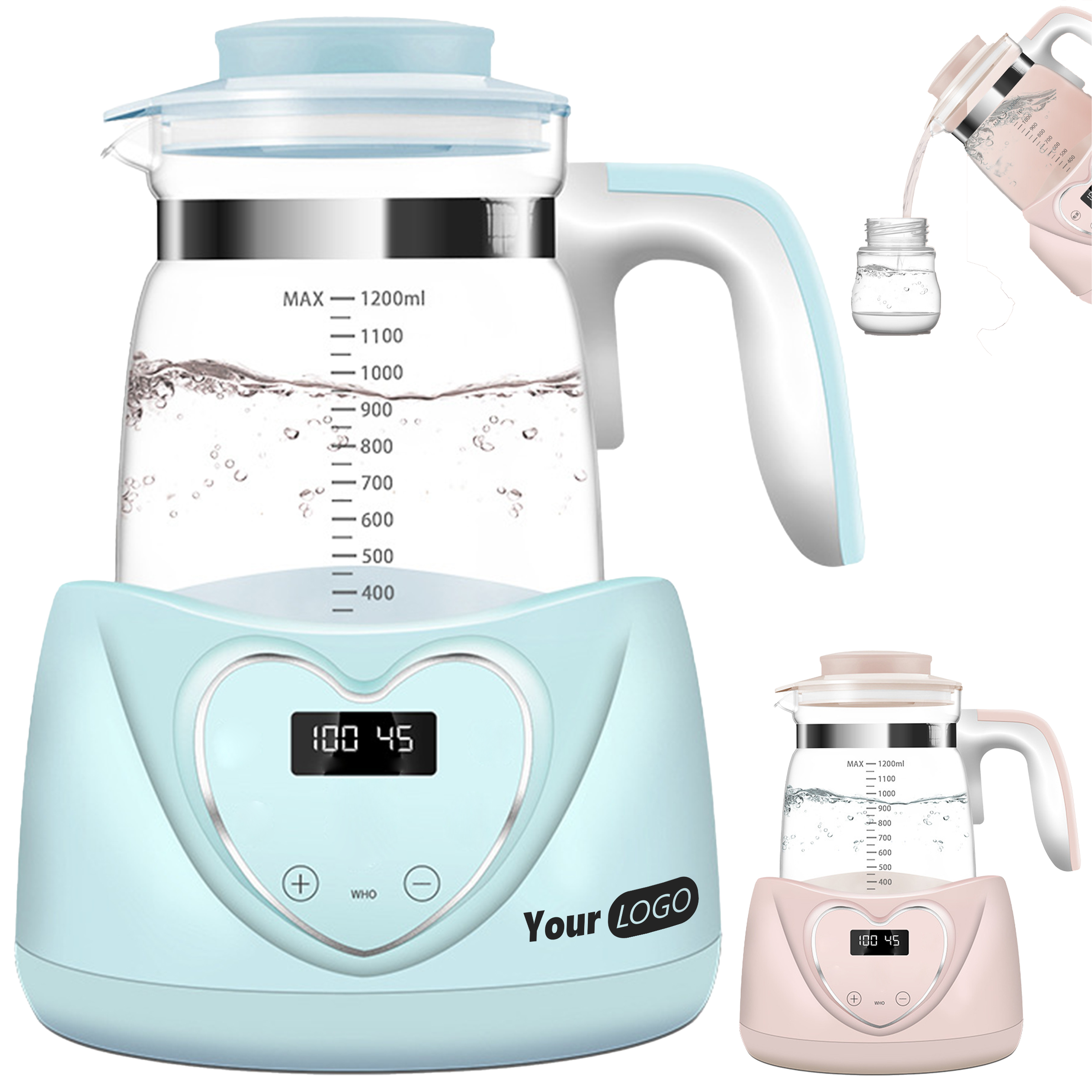 Glass Intelligent Constant Temperature Water Kettle 2