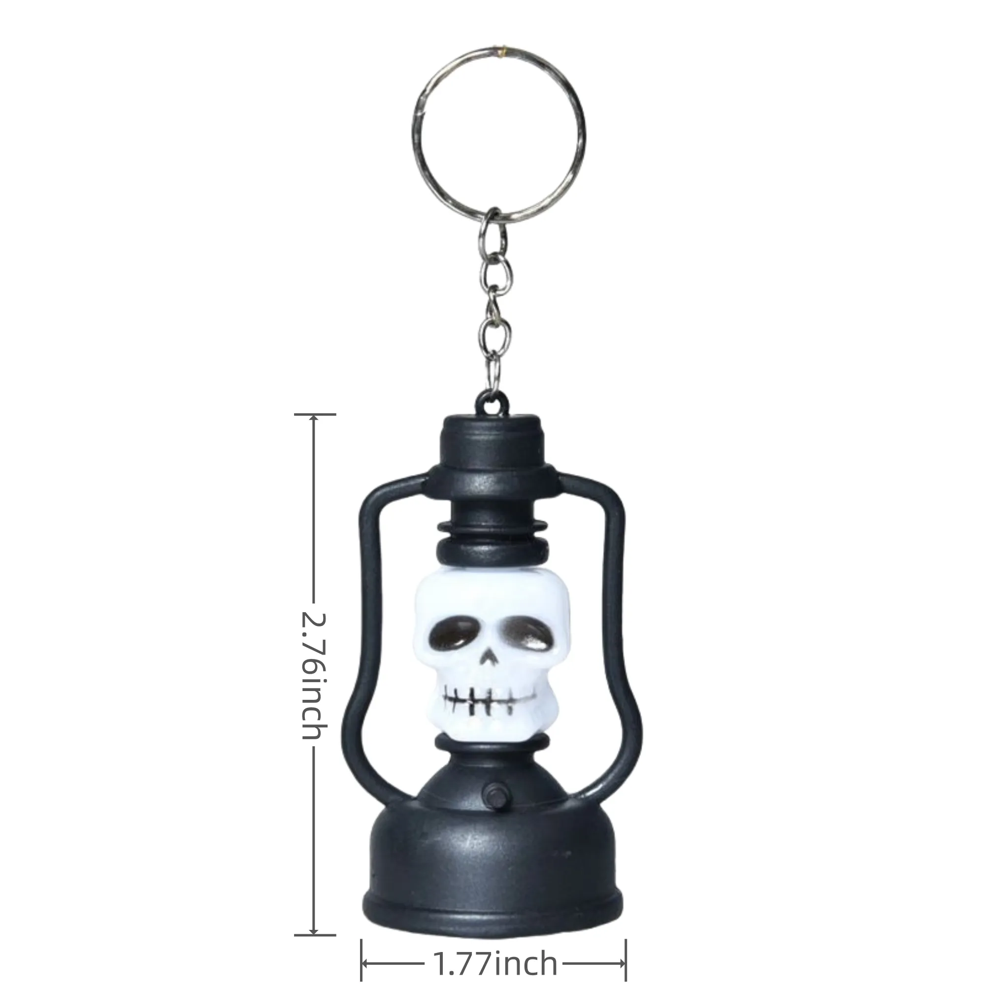Halloween Glowing Pumpkin Lamp Keychain 4