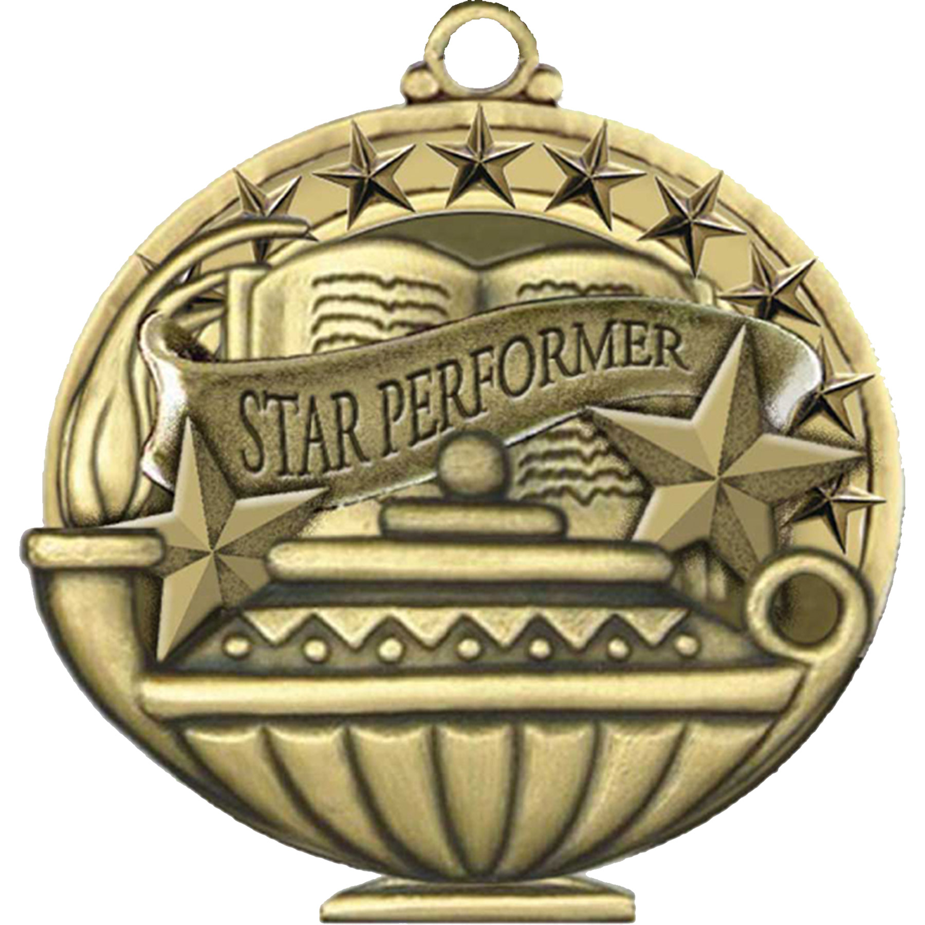 Stock Academic Medals: Star Performer 3