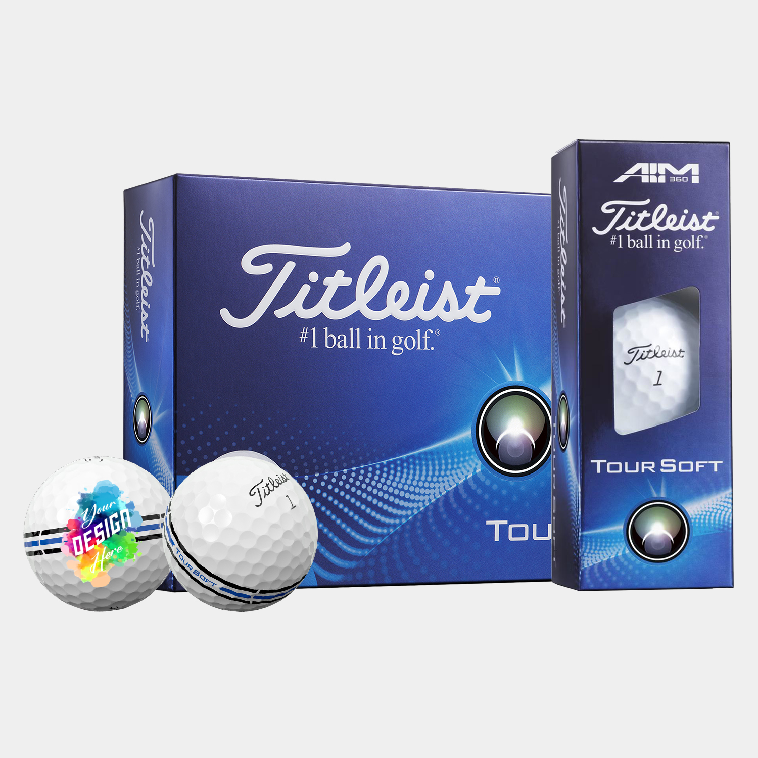 Titleist® 12 Pack Tour Soft AIM 360 Golf Balls 6