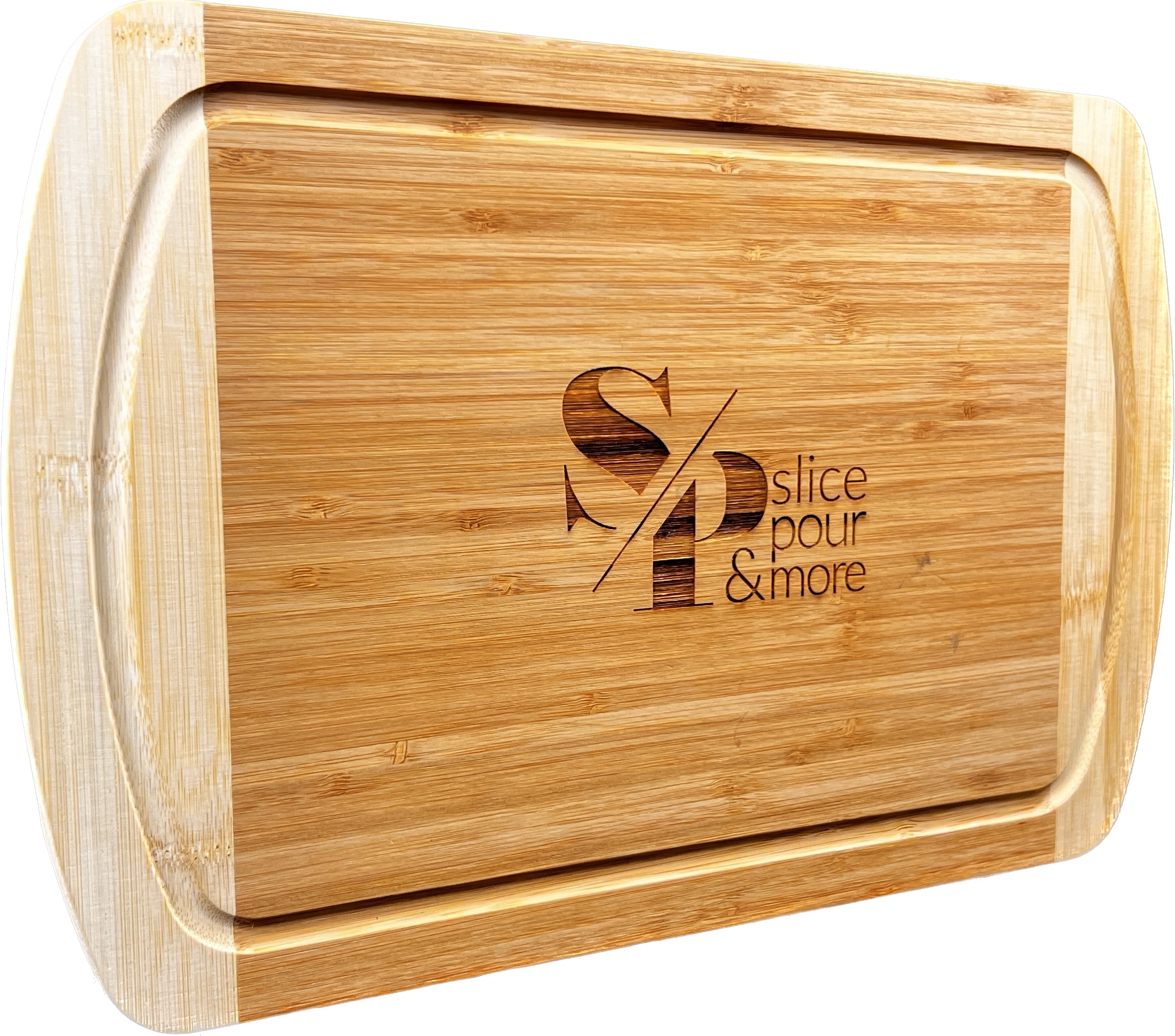 12" x 8" Medium Fiji Bamboo Cutting Board 4