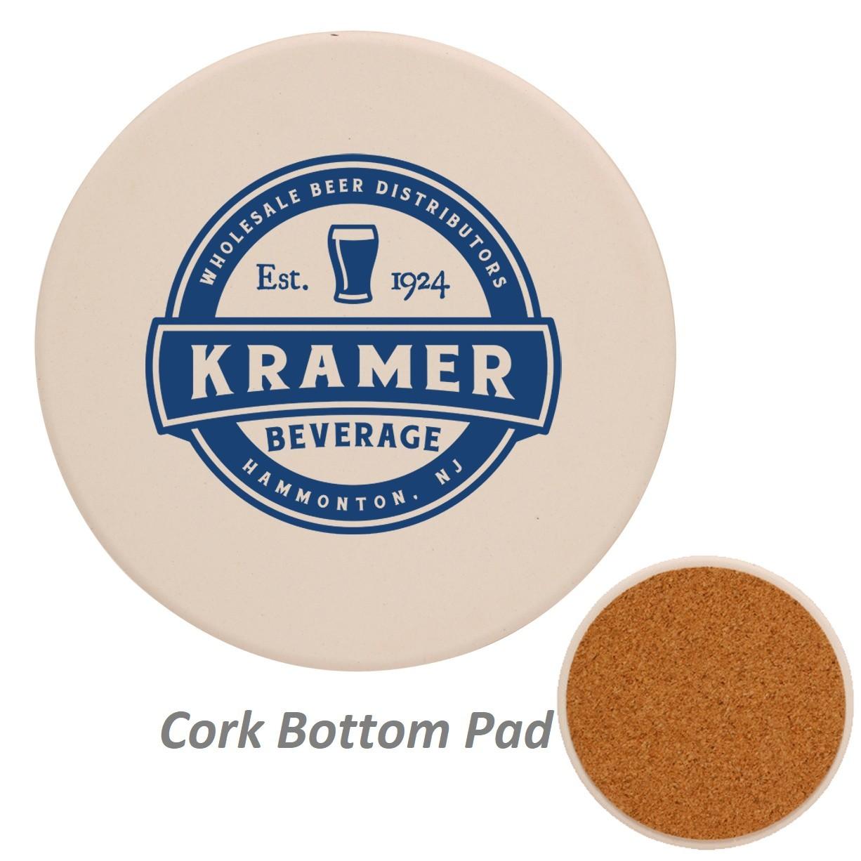 Custom Round Ceramic Coasters 2