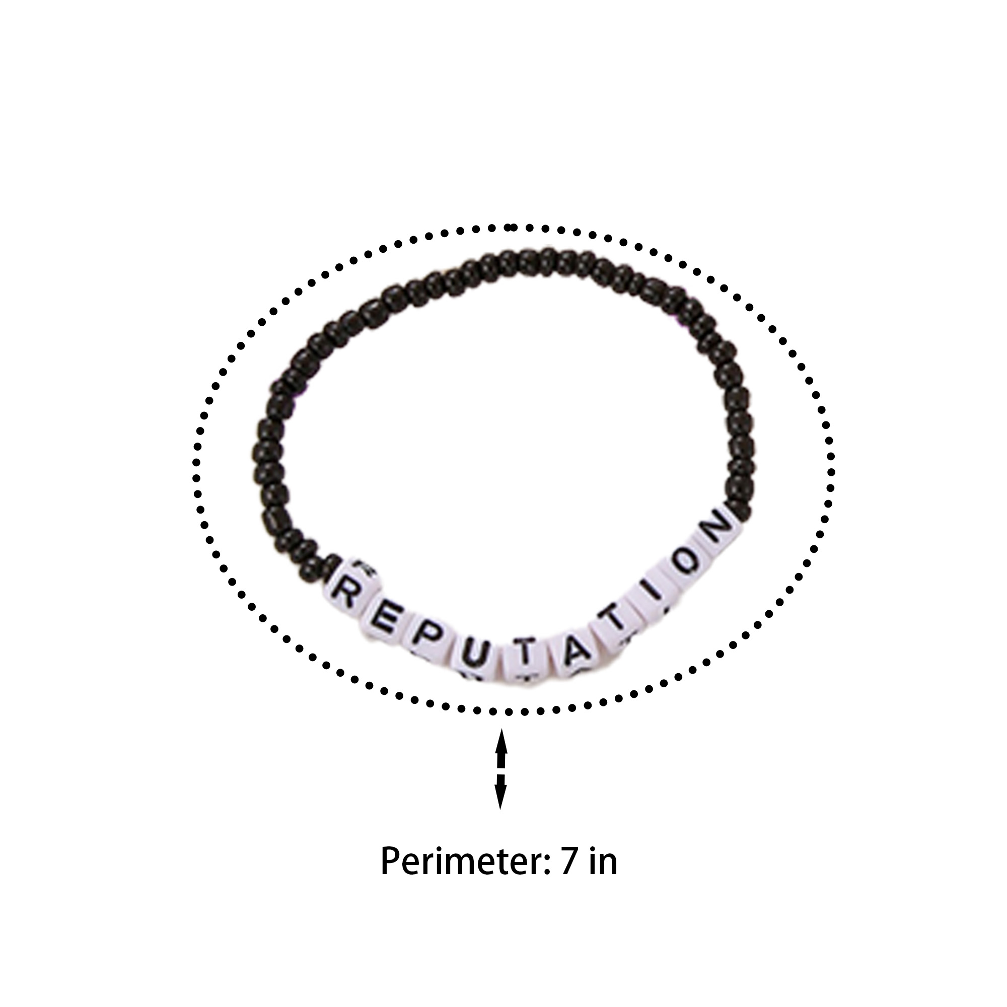Acrylic Alphanumeric Bracelet 3