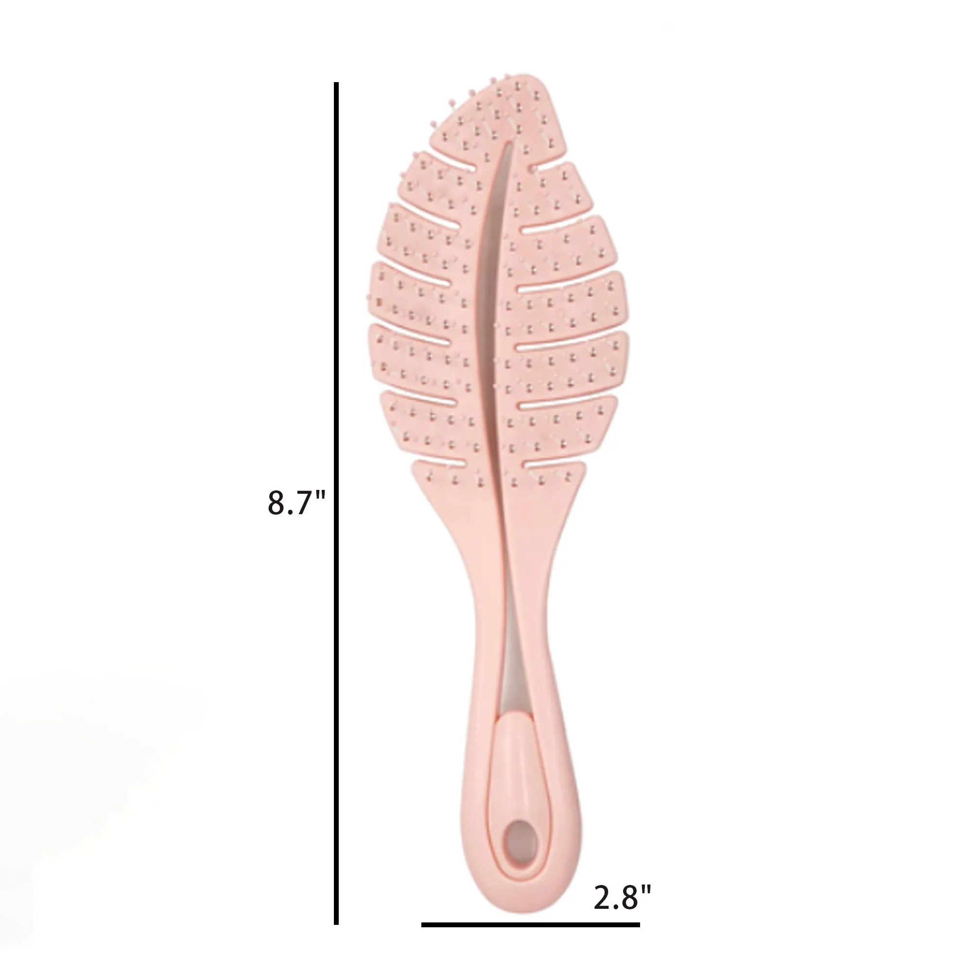 Leaf Shape Detangler Massager Shampoo Comb 4