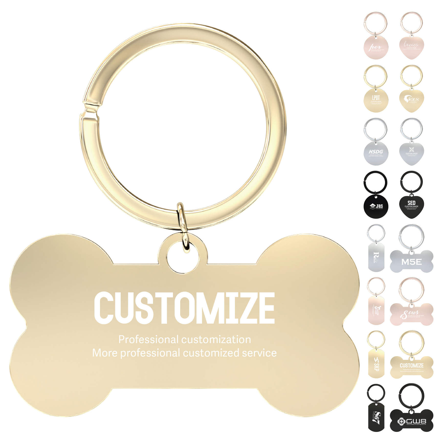 Stainless Steel Pet ID Tag 2