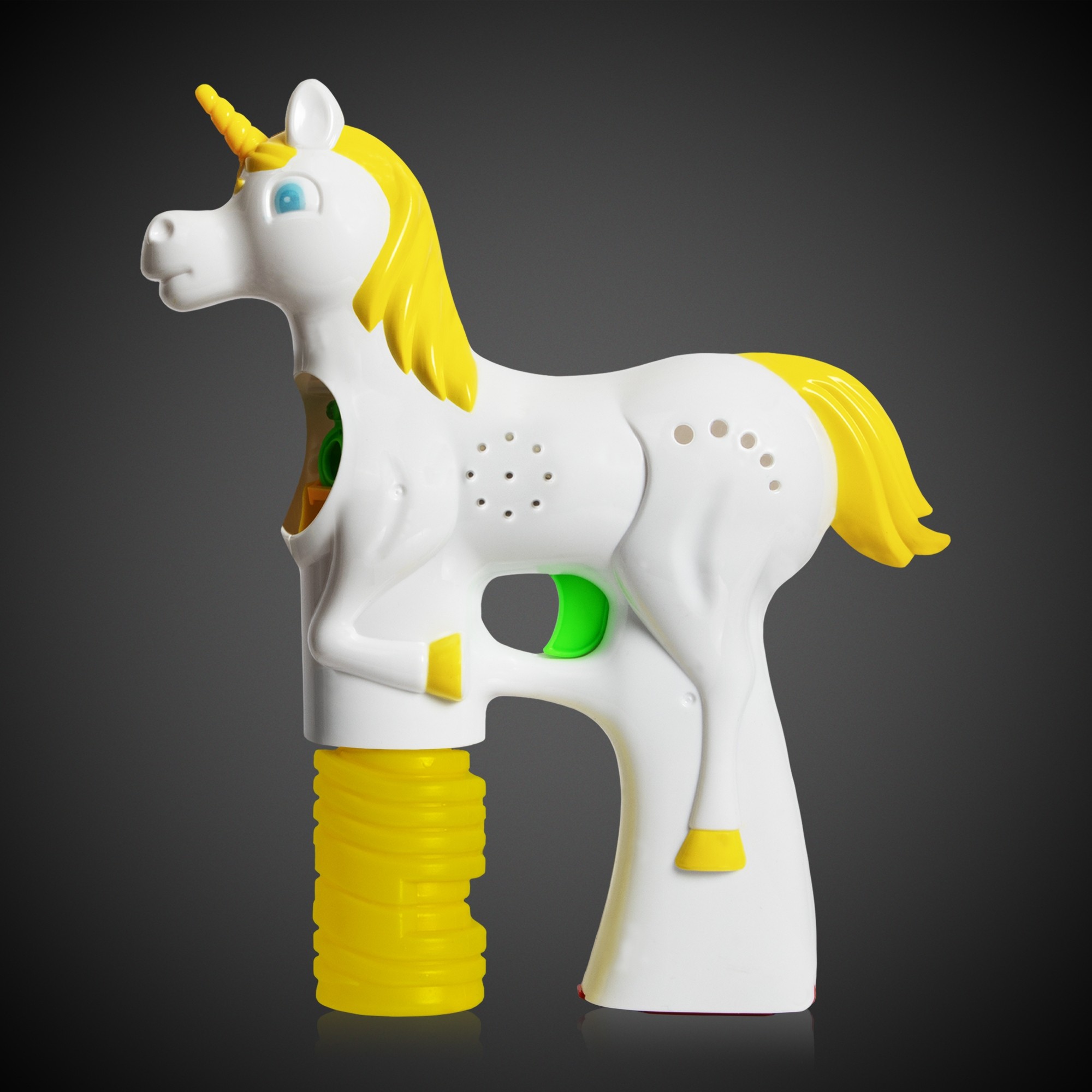 Magical White Unicorn LED Bubble Gun 4