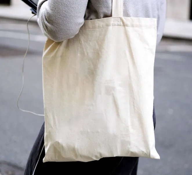 Canvas Tote Bags - Non Printed (With Gusset), custom tote bag with logo imprint 4