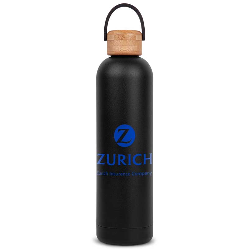 Allegra Bottle with Bamboo Lid - 33 oz., custom water bottle with logo imprint 6