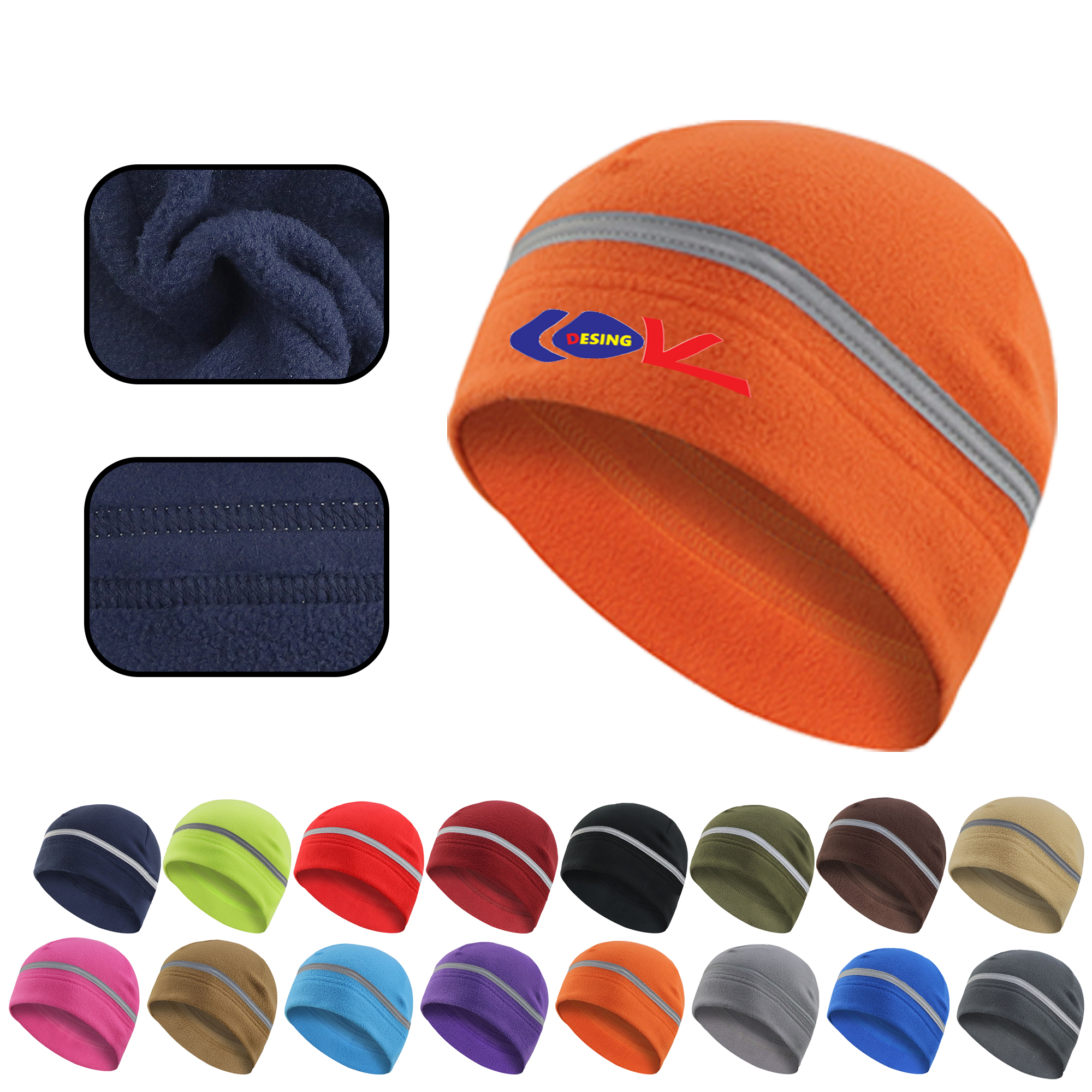 MOQ 20 PCS Thermal Ski Hat 2