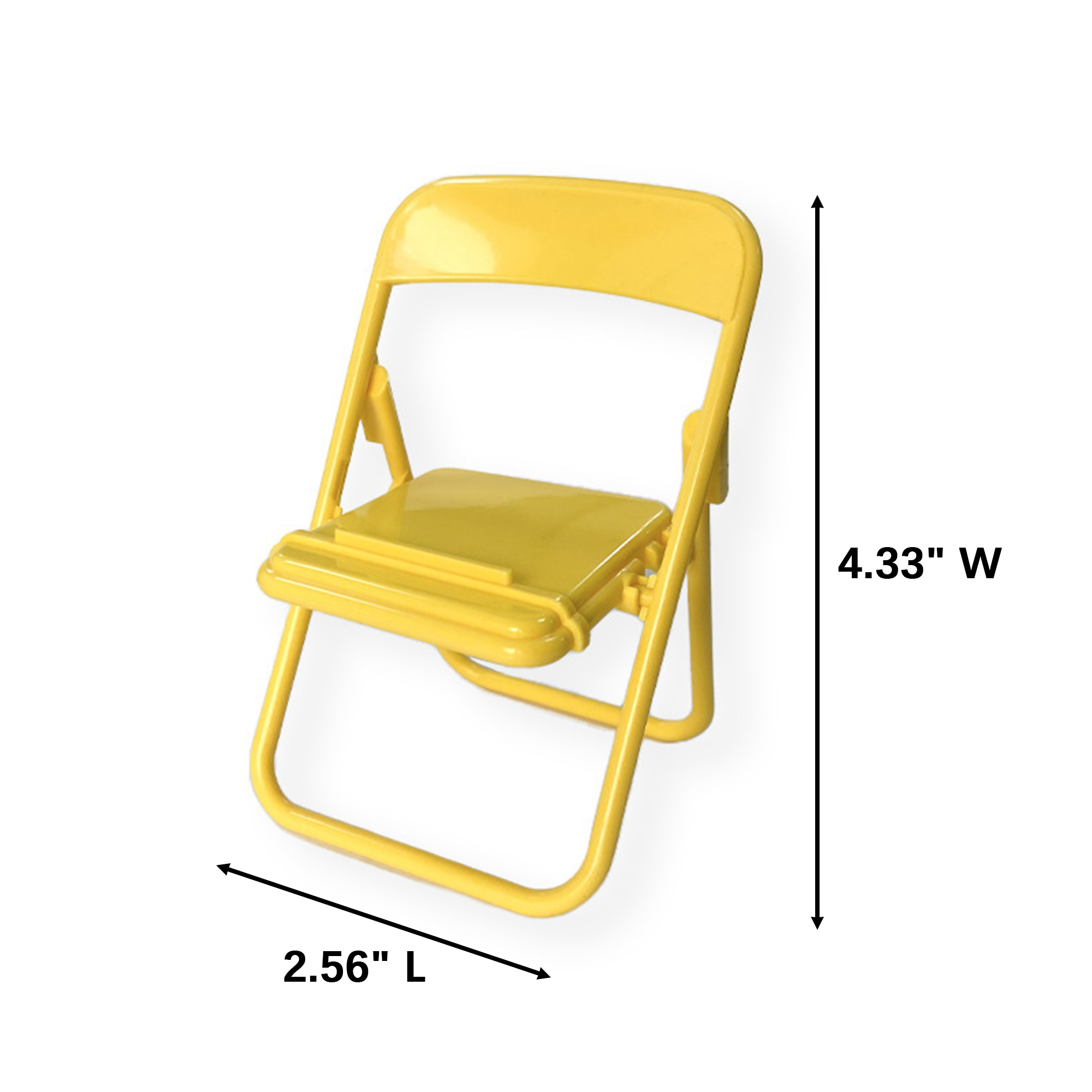 Mini Foldable Chair Style Phone Stand 2.56" x 4.33" 2