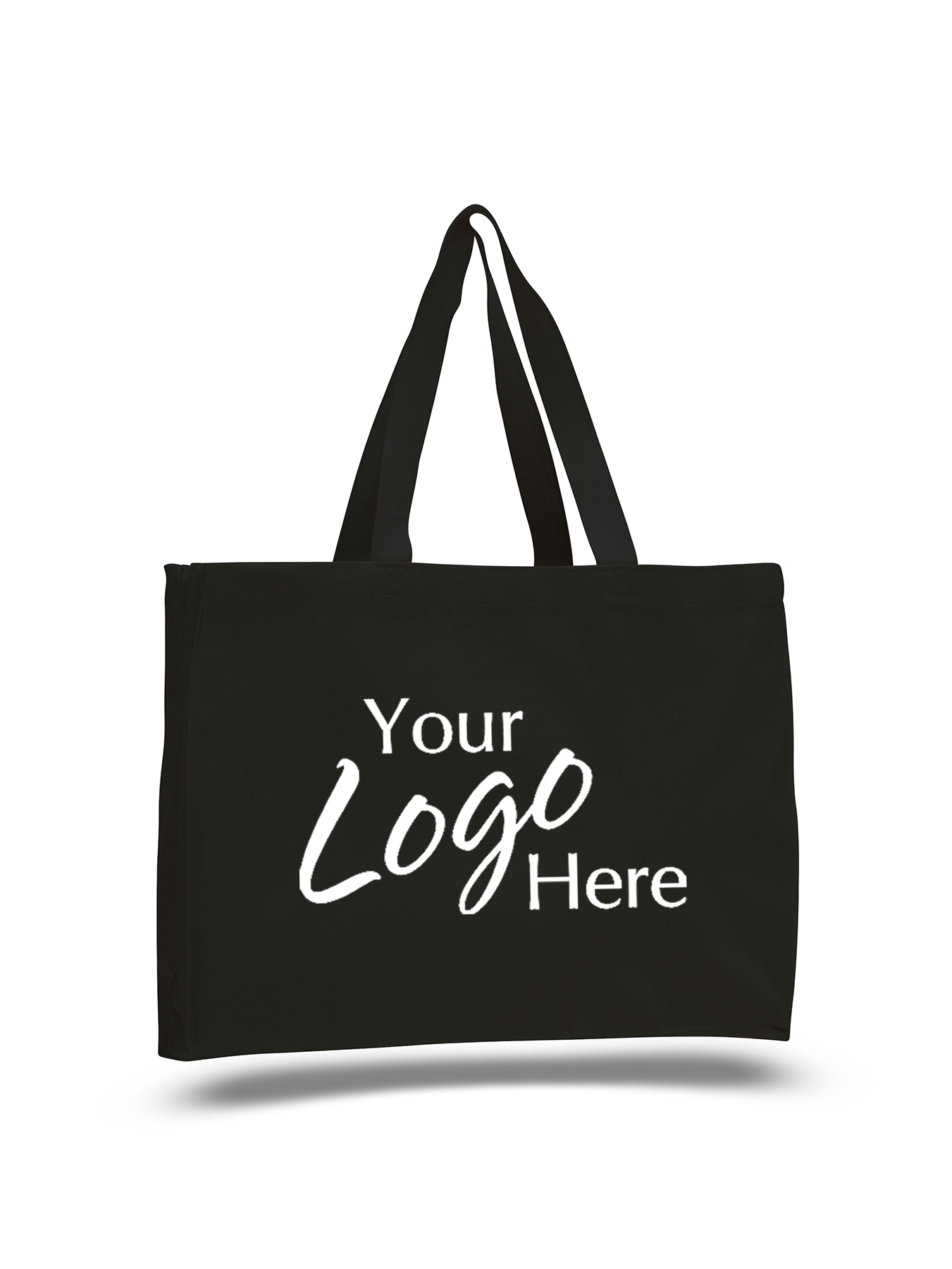 Canvas Tote Bag 15" W x 12" H with 4" Gusset, custom tote bag with logo imprint 10