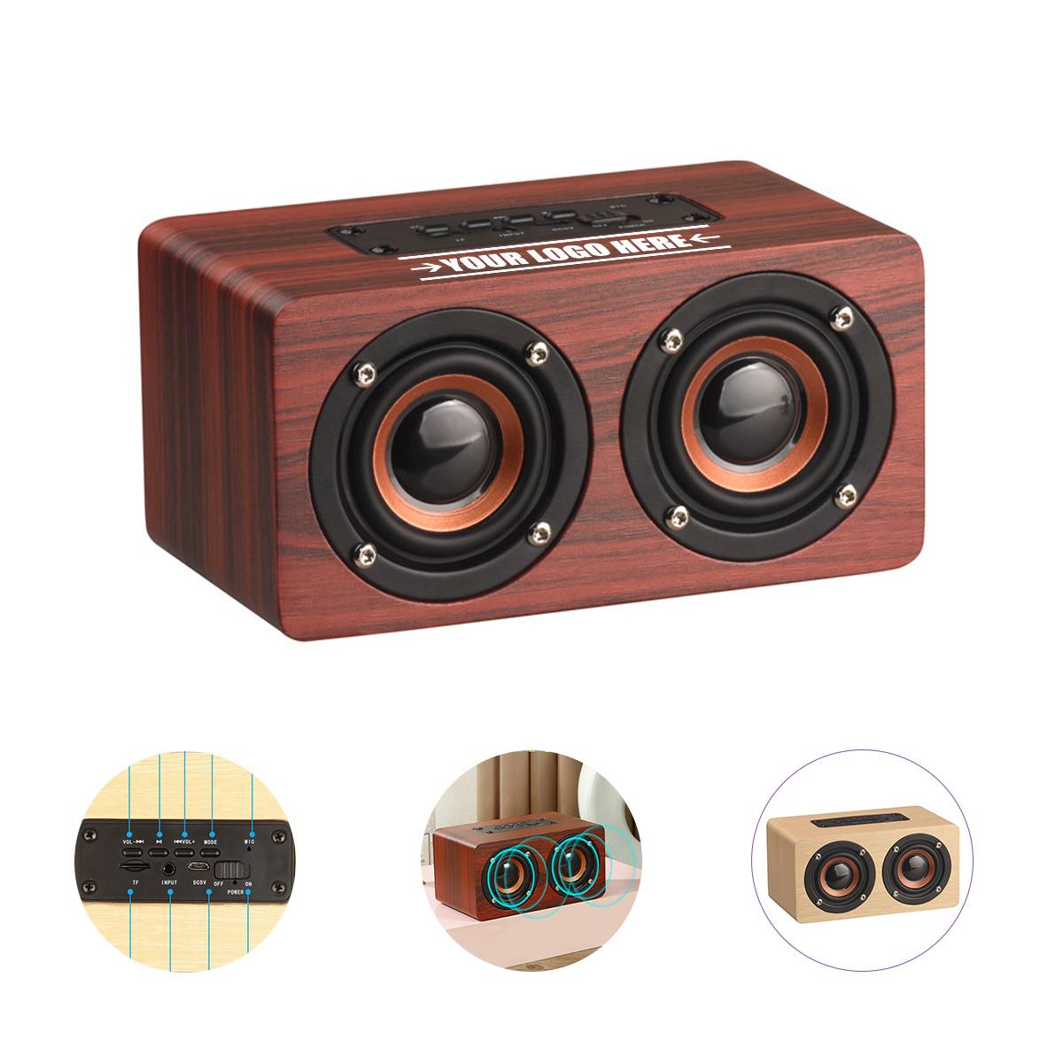 Wooden Vintage Bluetooth Speaker