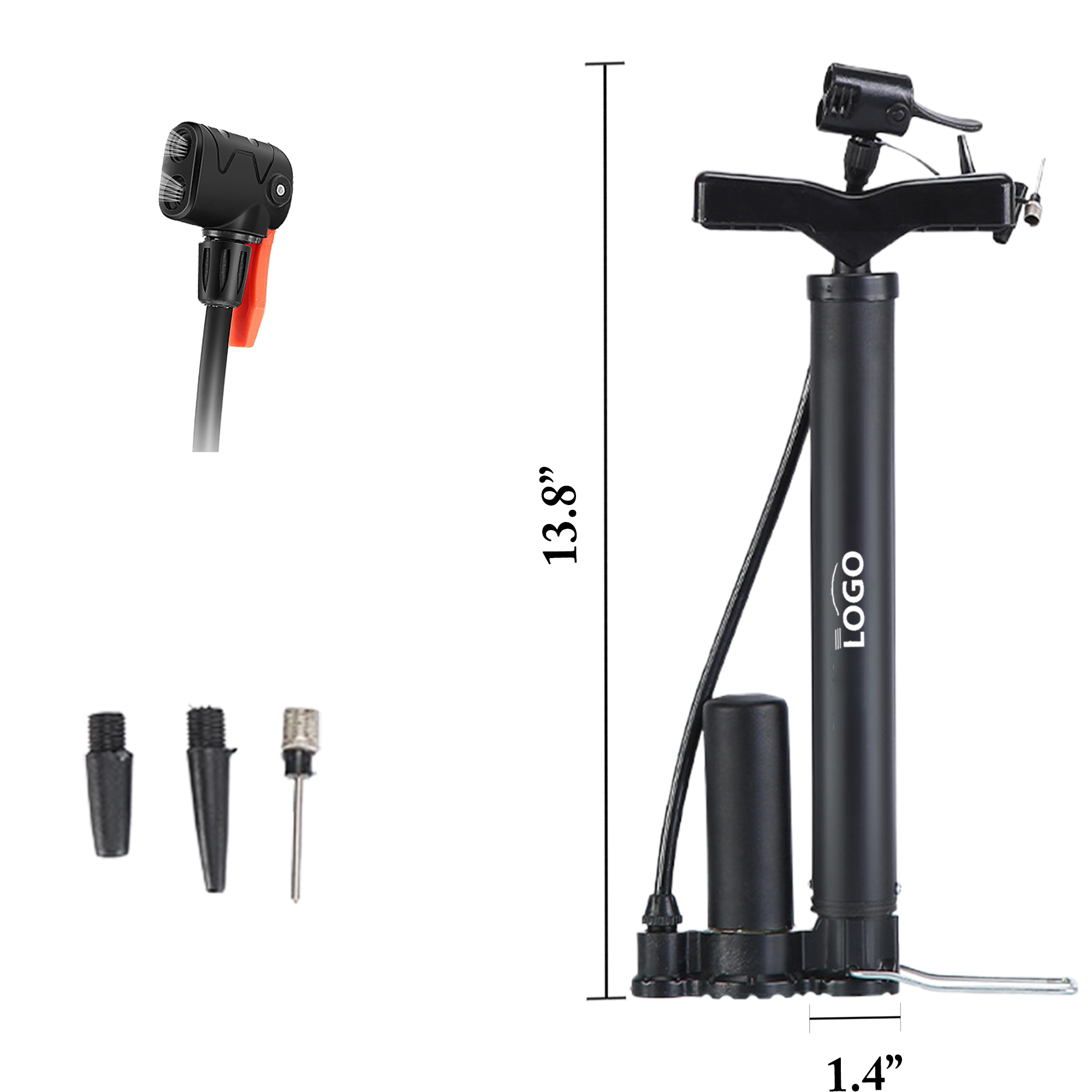 High Pressure Multi-Use Bike Ball Pump 3