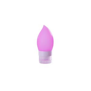 38ml Silicone Water Drop Travel Bottle With Flip Up Lid 2