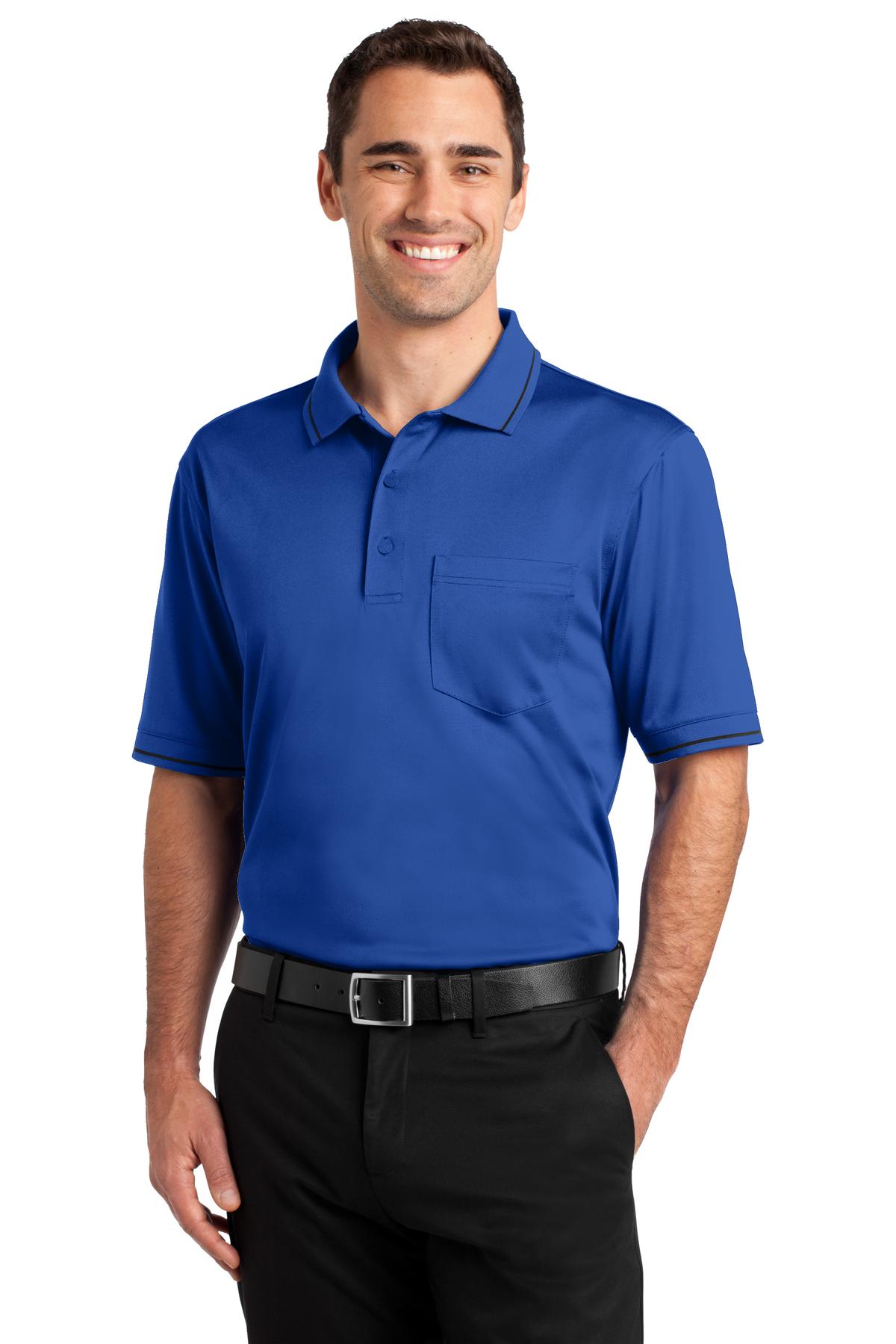CornerStone Select Snag-Proof Tipped Pocket Polo. CS415 46