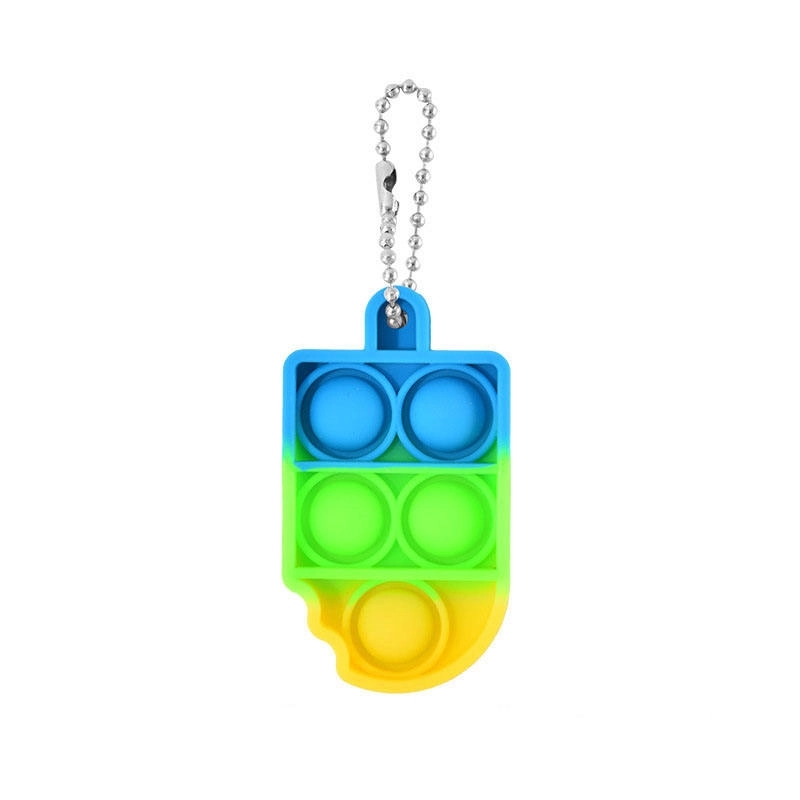Ice Cream Keychain Push Bubble Fidget Toy 4