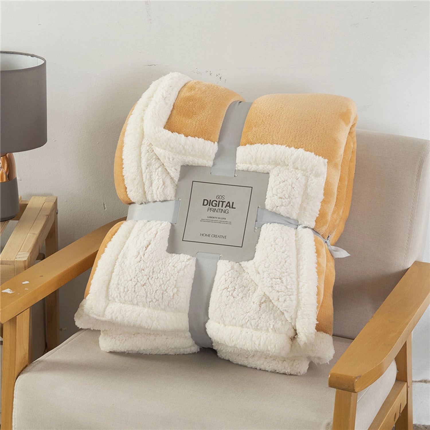 Thick Fuzzy Warm Soft Sherpa Fleece Throw Blanket 1