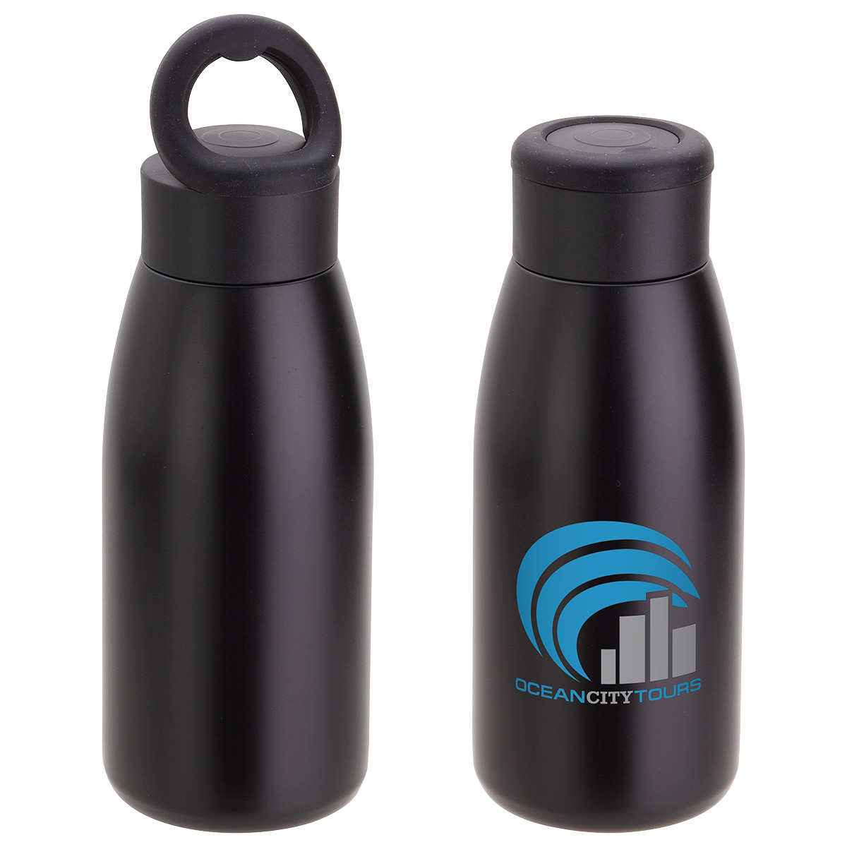 Avion 12 oz Vacuum Insulated Copper-Coated Stainless Steel Bottle, custom water bottle with logo imprint 3