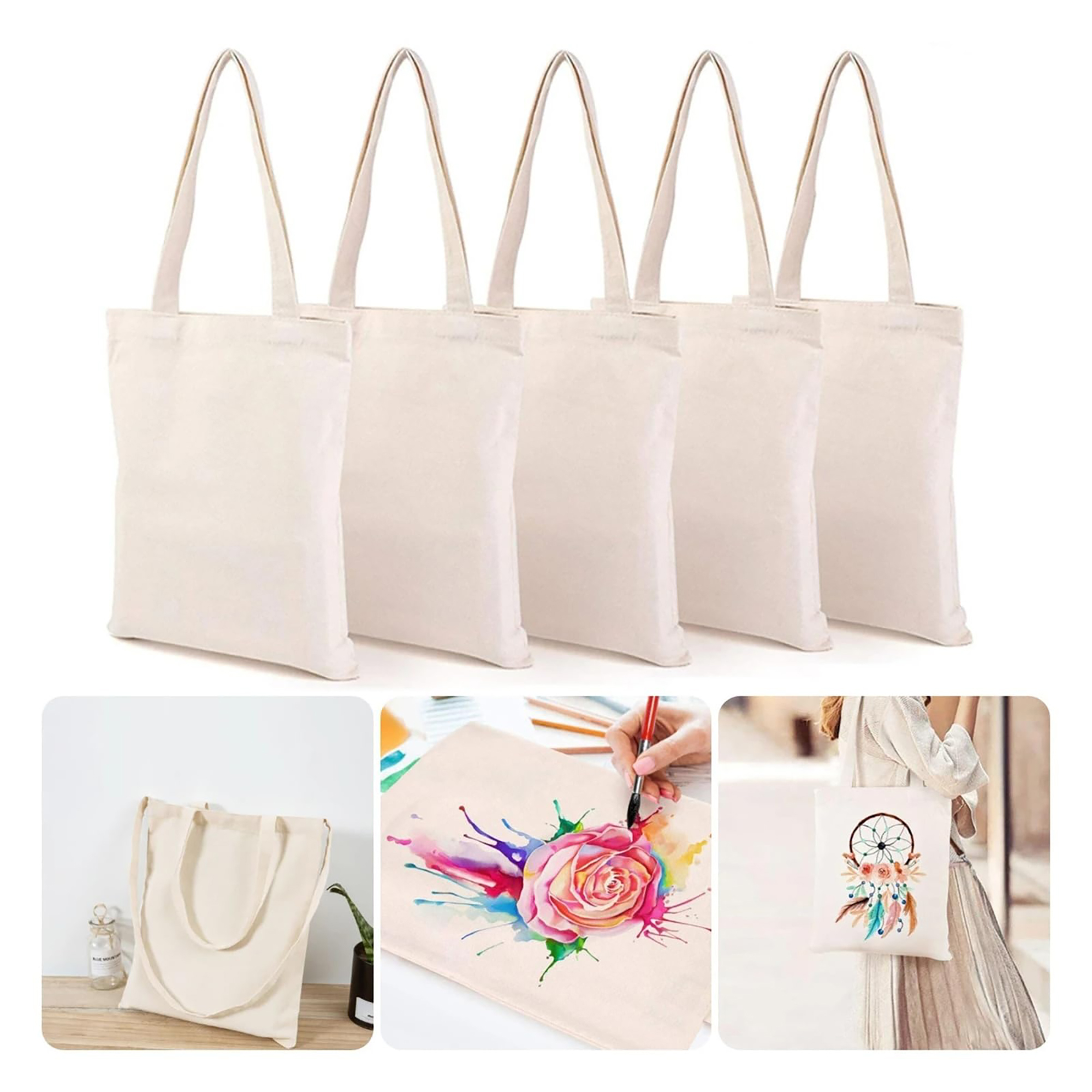 Custom Canvas Tote Bag, custom tote bag with logo imprint 3