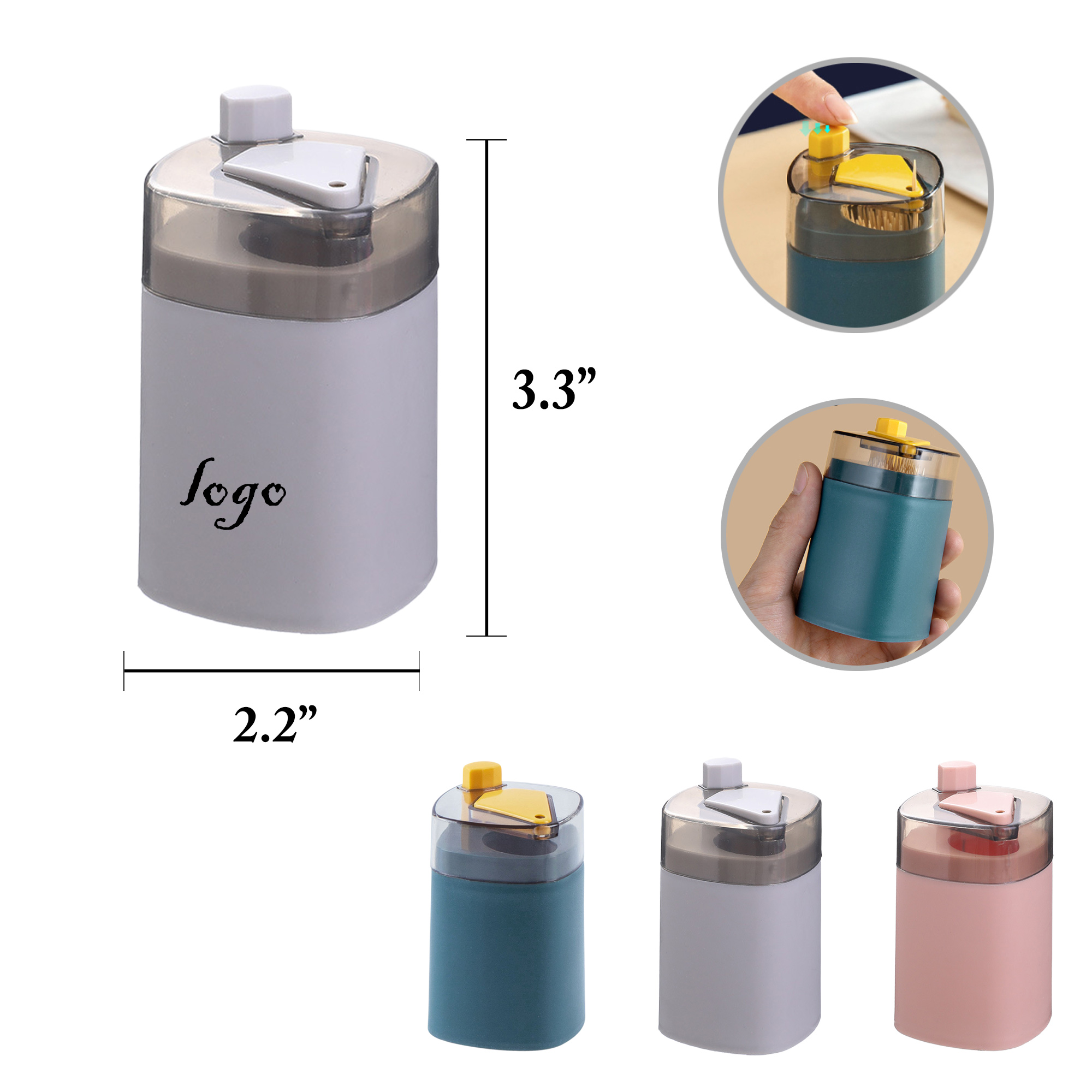 MOQ50 Automatic Pop Up Toothpick Dispenser 2