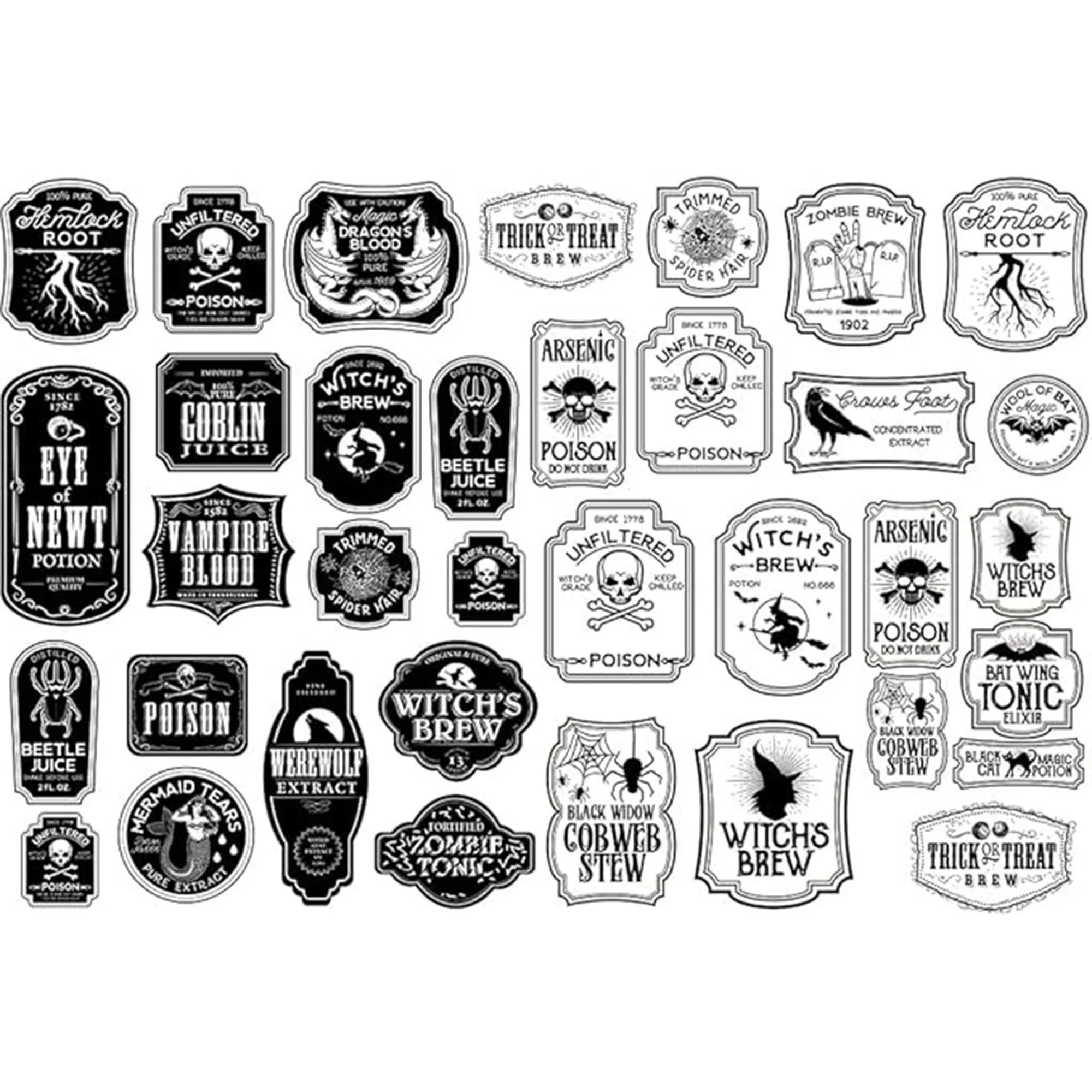2" x 2" Round Waterproof Label Sticker 2