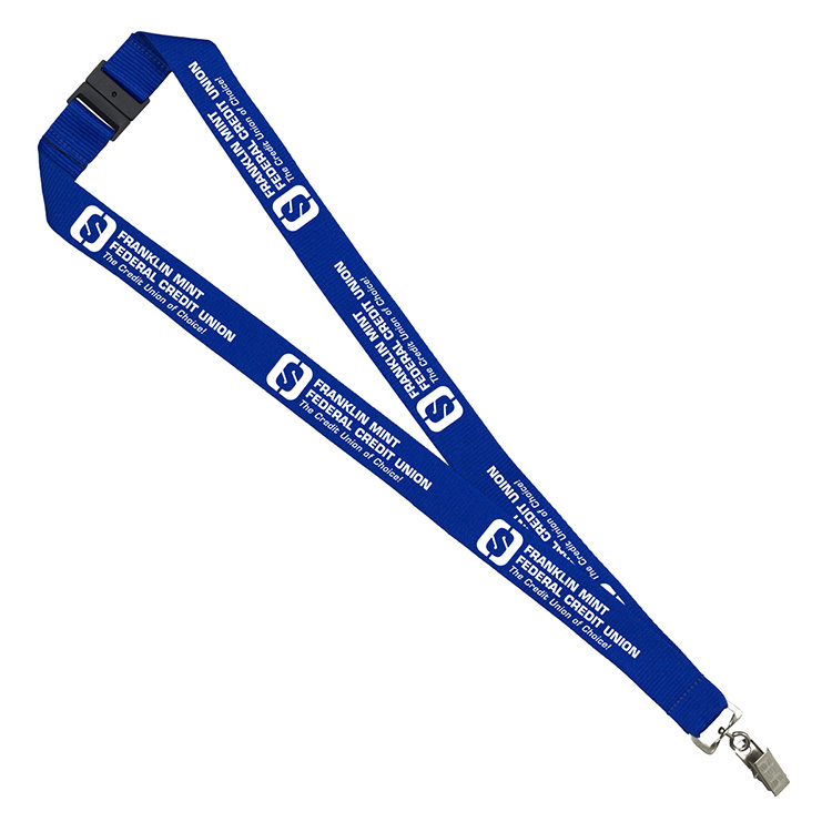 "Palmer" 1" Silkscreen Lanyard with FREE Breakaway Safety Release 12