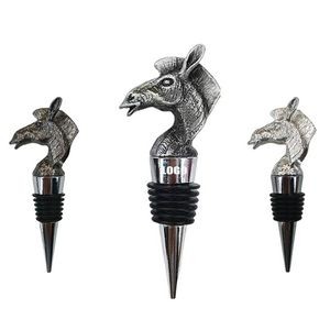 Elegant Zebra Design Alloy Wine Stopper 3