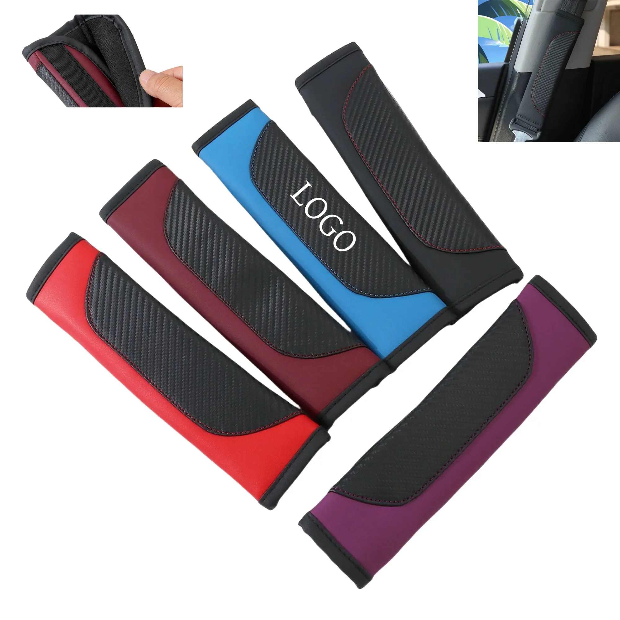 Seat Belt Shoulder Guard Covers 8