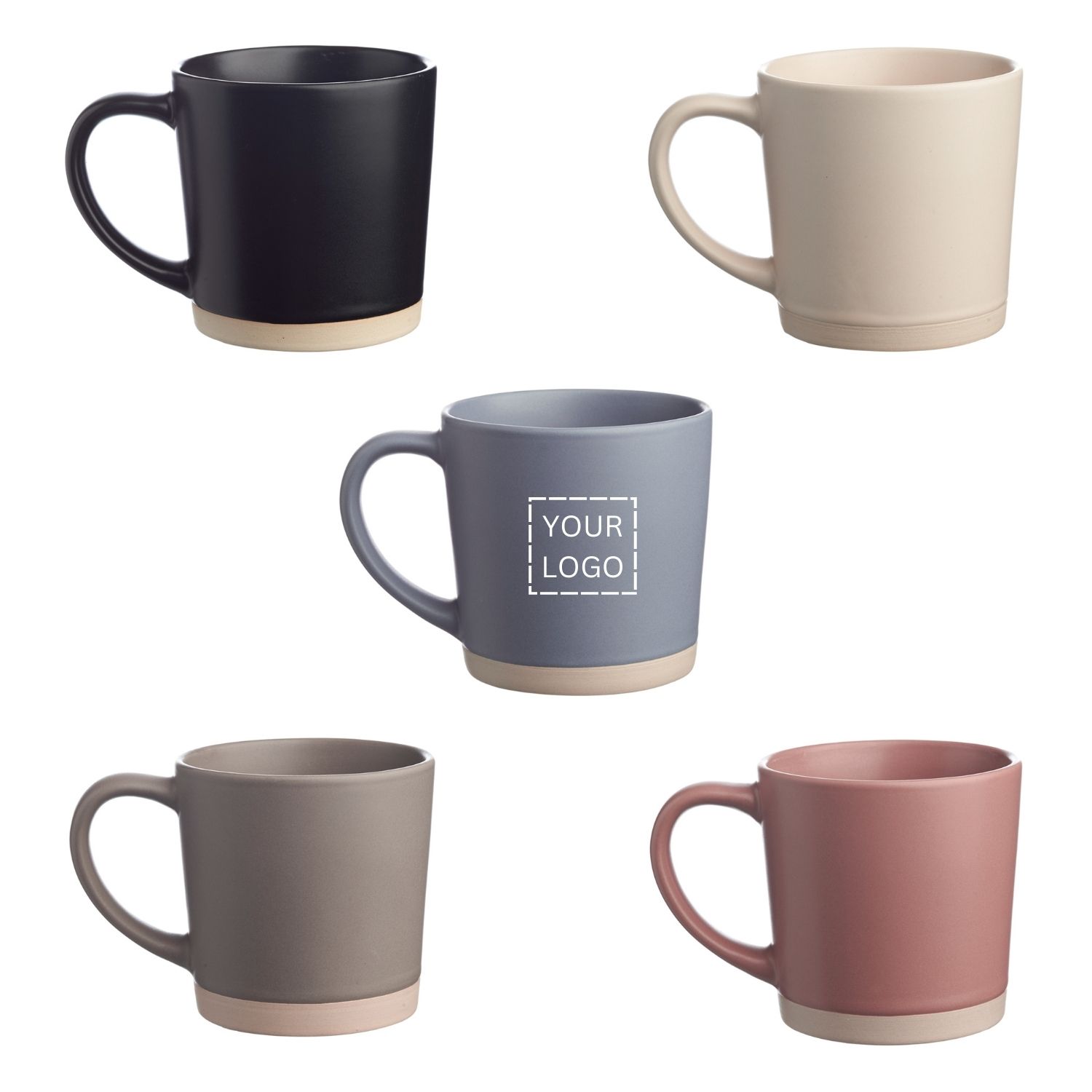 Matte Latte Mugs, 13 oz. 1