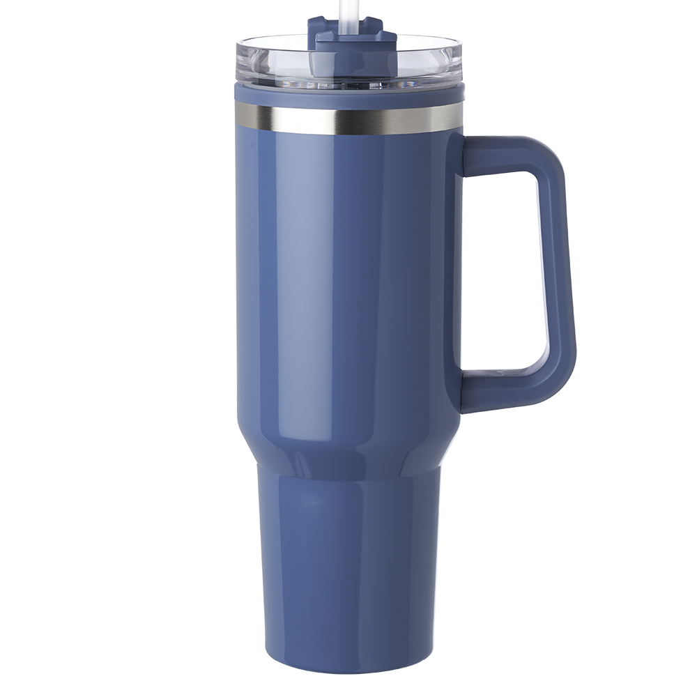 40 oz. Hugo Plastic Interior Stainless Steel Travel Mugs 9