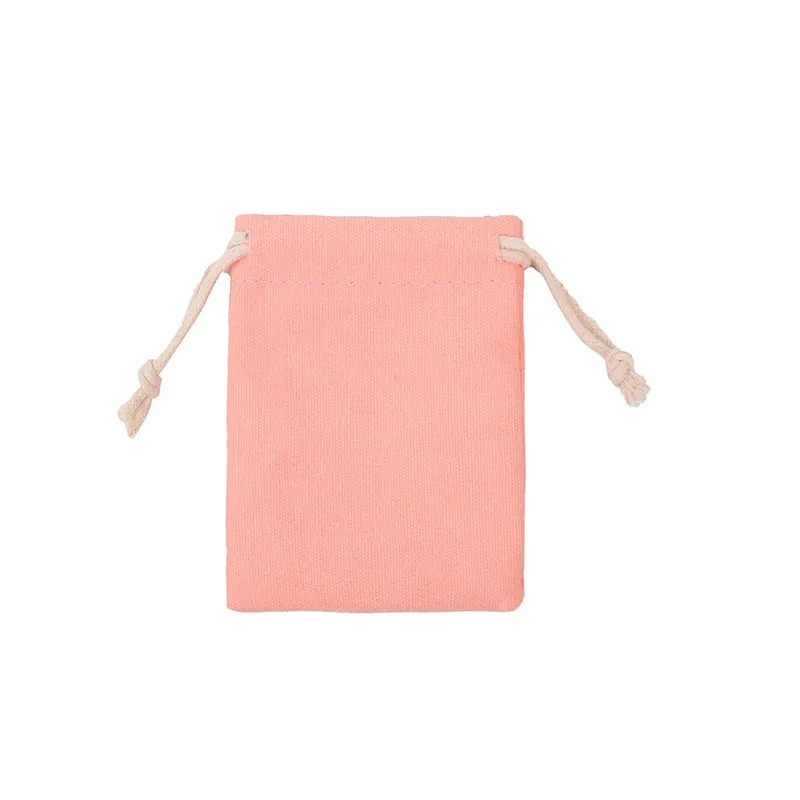 Cotton Drawstring Bag 4.8x3.6 Inch Lightweight Pouch 11