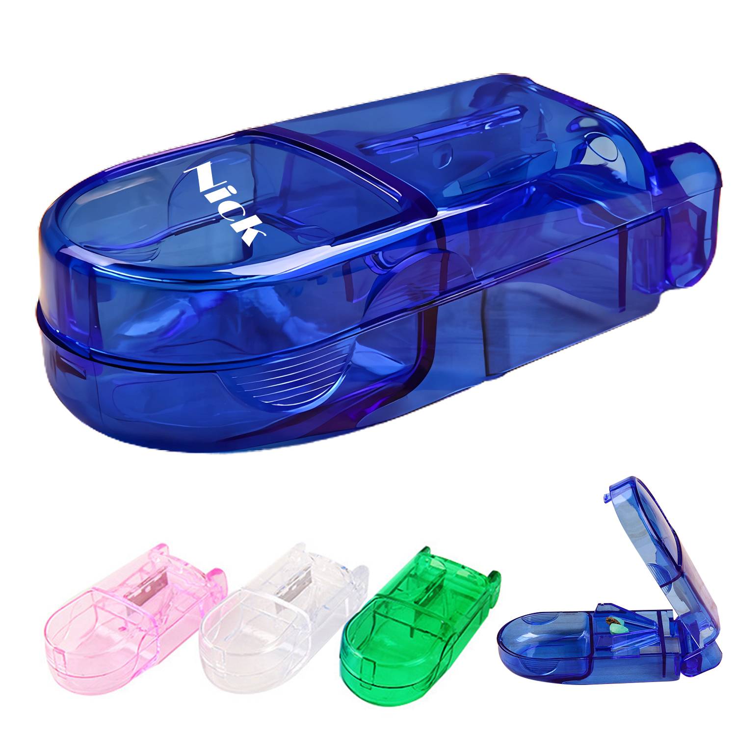 Transparent Cutting Pill Boxes for the Elderly 2