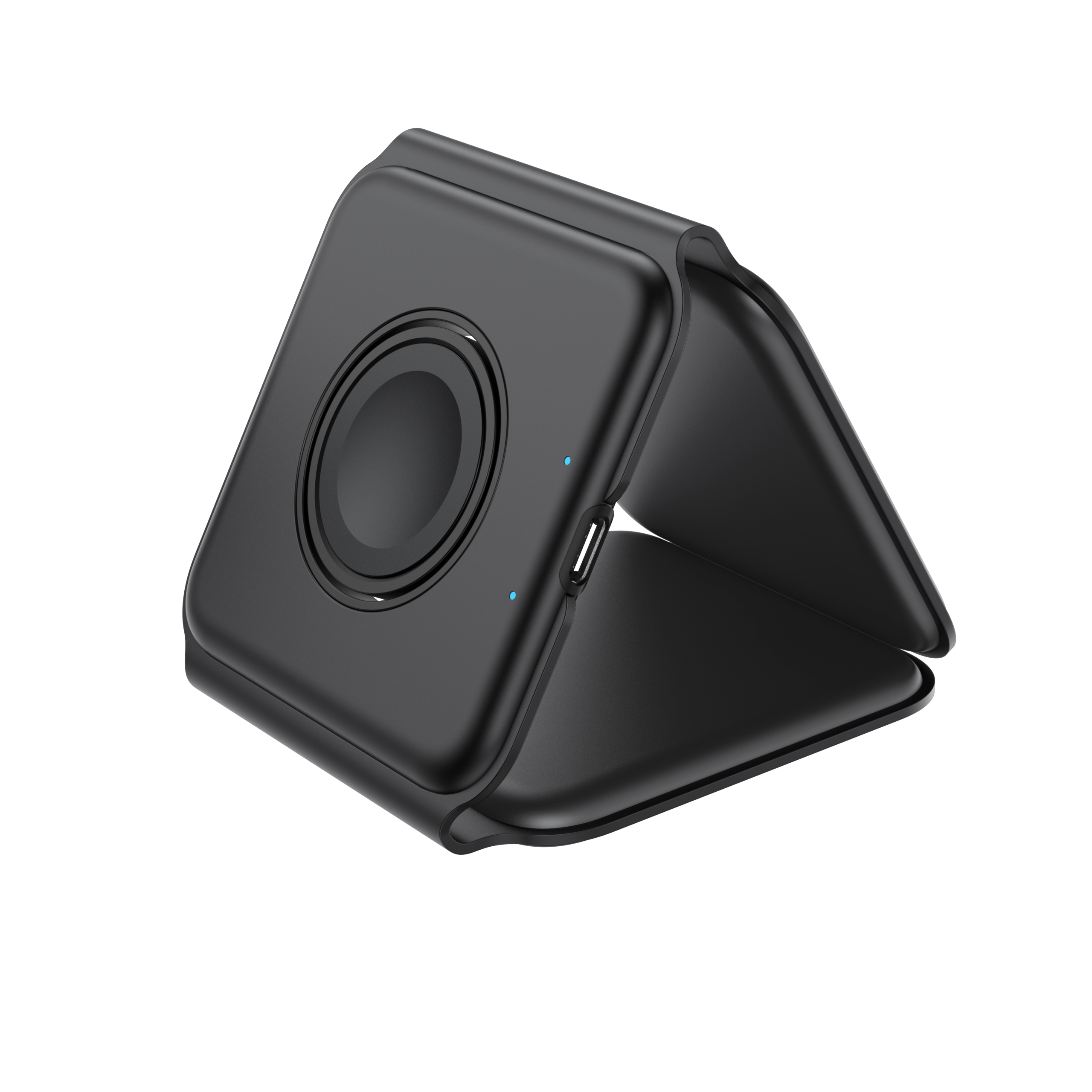 Foldable Soft Plastic 3 In 1 Wireless Charger 3