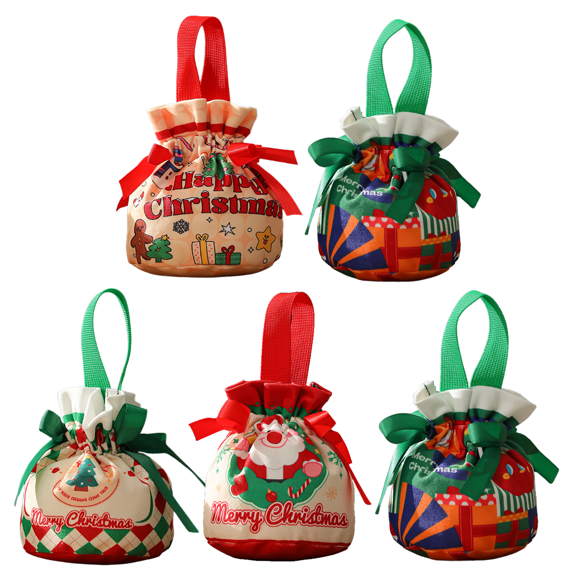 Christmas Gift Bag With Drawstring 2