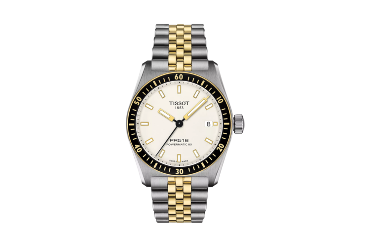 Tissot PR516 Powermatic 80 Two-Tone Stainless Steel Watch 2