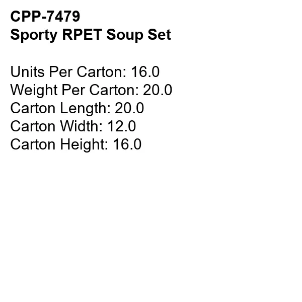 Sporty RPET Soup Set 15